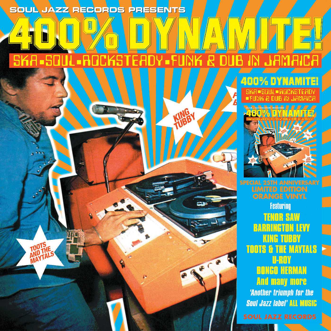 Various - 400% Dynamite! Ska, Soul, Rocksteady, Funk & Dub in Jamaica 2LP