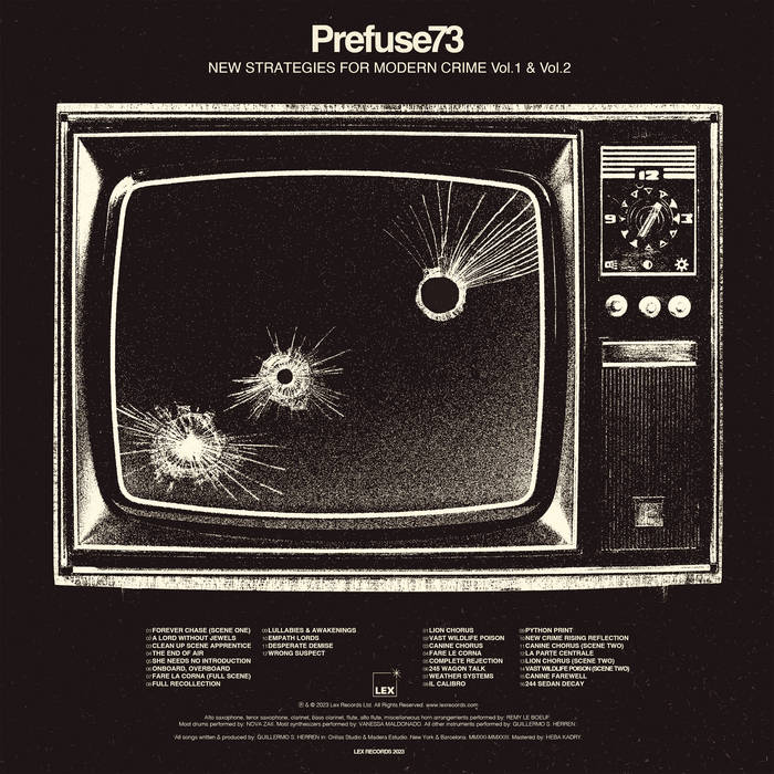 Prefuse 73 - New Strategies for Modern Crime Vol. 1 & Vol. 2 2LP 