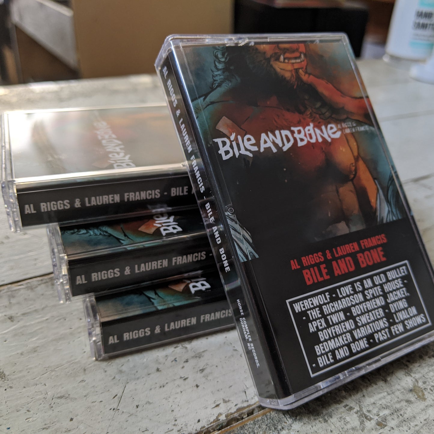 al Riggs & Lauren Francis - Bile and Bone CASSETTE