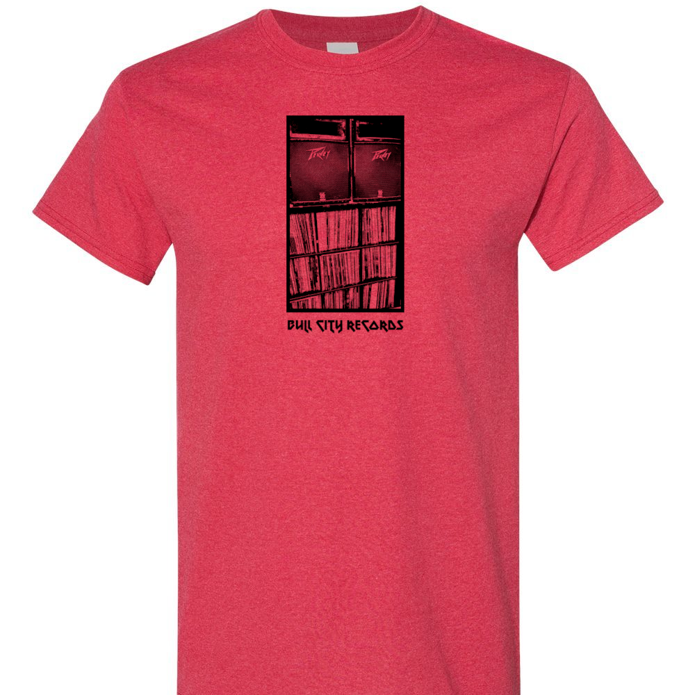 BCR Speaker Shelf T-shirt (Red/Black)