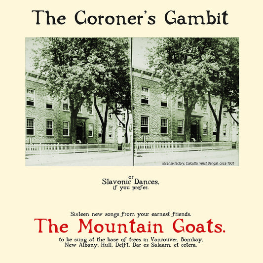 The Mountain Goats - The Coroner's Gambit LP [PRE-ORDER]