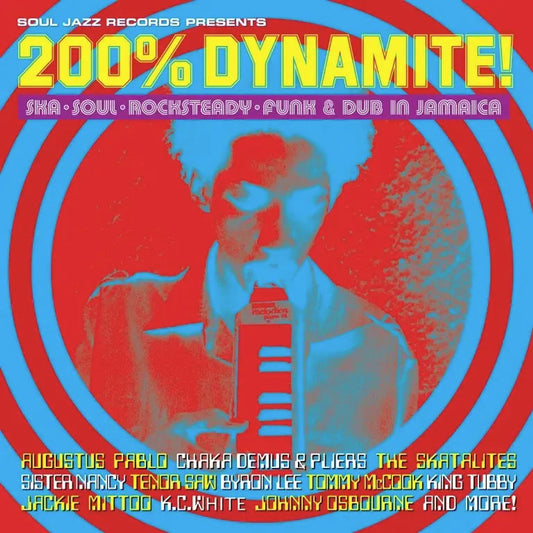 Various - 200% Dynamite!: Ska, Soul, Rocksteady, Funk, and Dub in Jamaica 2LP