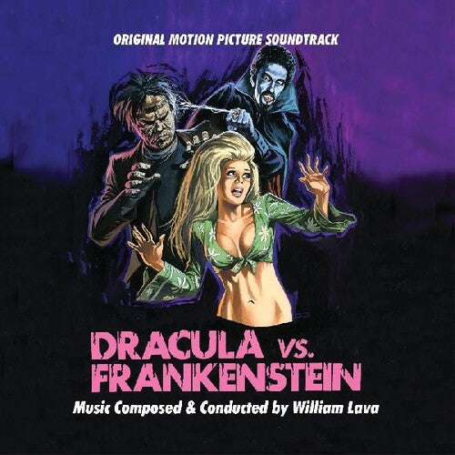 William Lava - Dracula Vs. Frankenstein OST LP (Ltd Pumpkin Orange Vinyl)