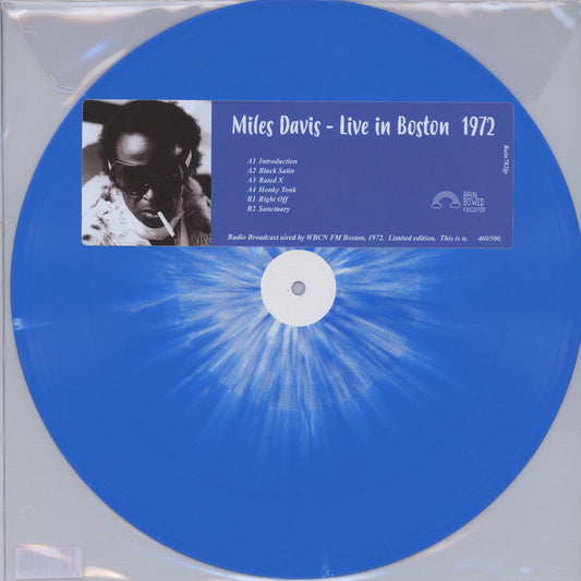 Miles Davis - Live in Boston 1972 LP (Ltd Blue / White Burst Vinyl Edition)
