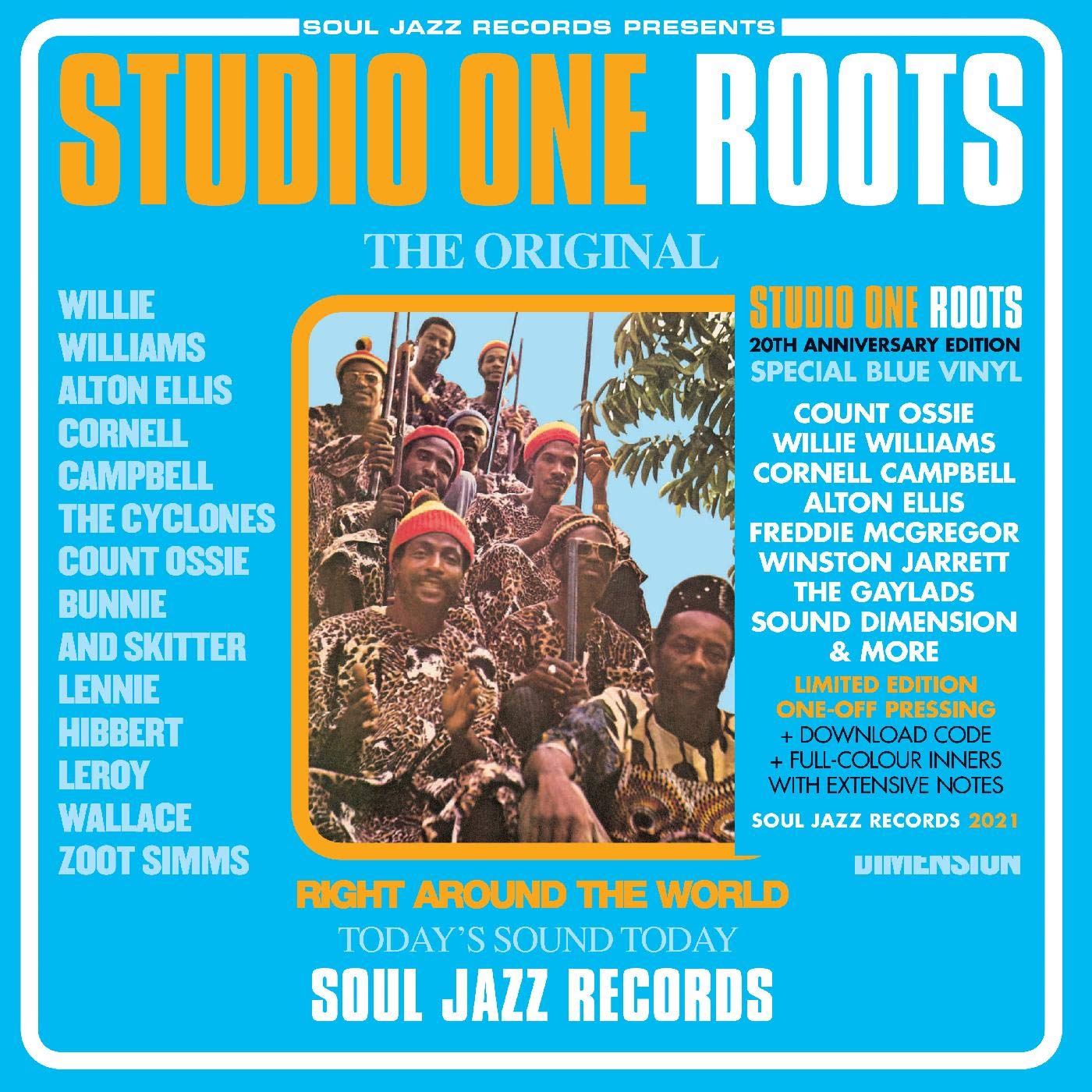 Various - Studio One Roots: 20th Anniversary Edition 2LP (Ltd Blue Vinyl)