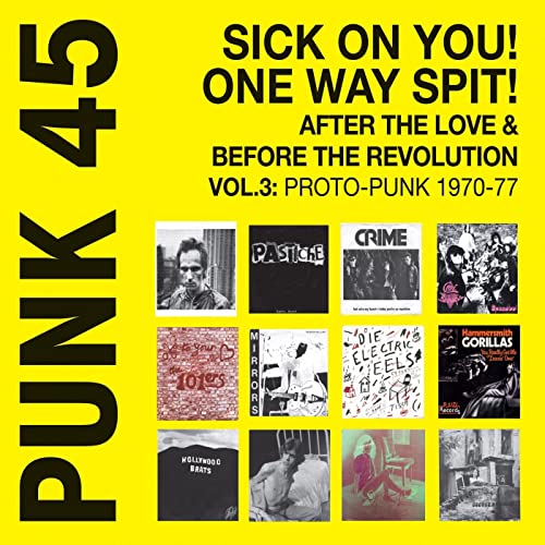 Various - Punk 45: Sick on You! One Way Spit! After the Love & Before the Revolution, Vol. 3: Proto-Punk 1969-76 2LP