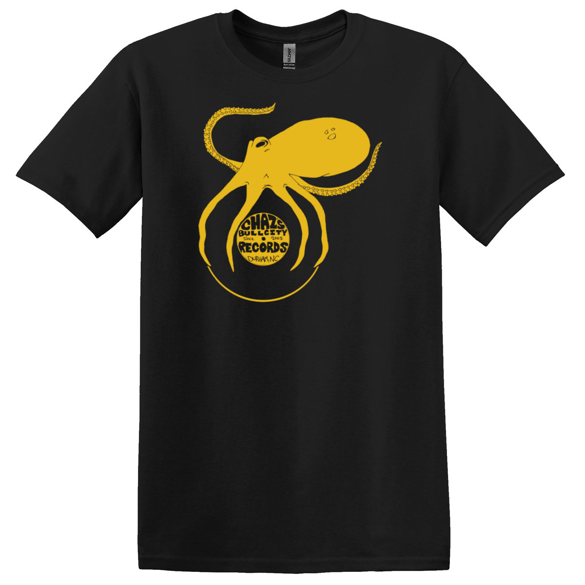 BCR Octopus Logo T-shirt (Black/Yellow)