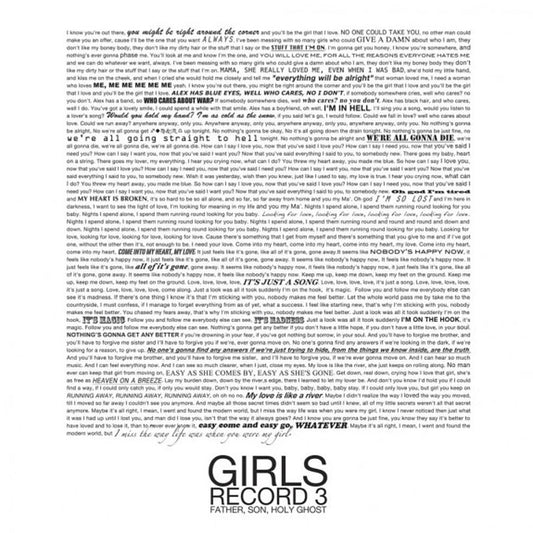 Girls - Father, Son, Holy Ghost 2LP