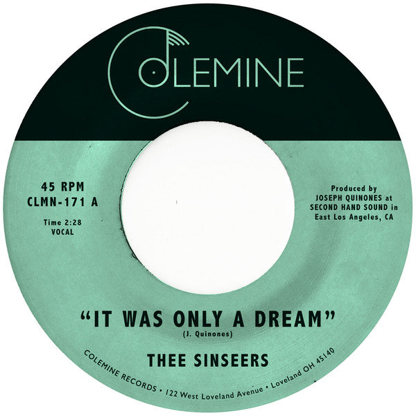 The Sinseers - It Was Only a Dream 7”