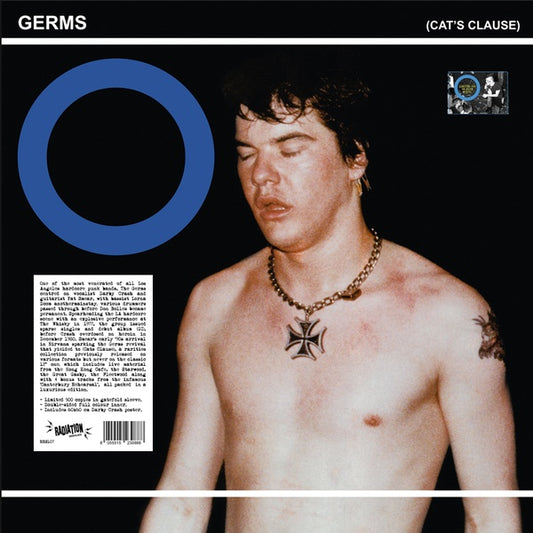 Germs - Cat's Clause LP (Ltd Blue Vinyl)