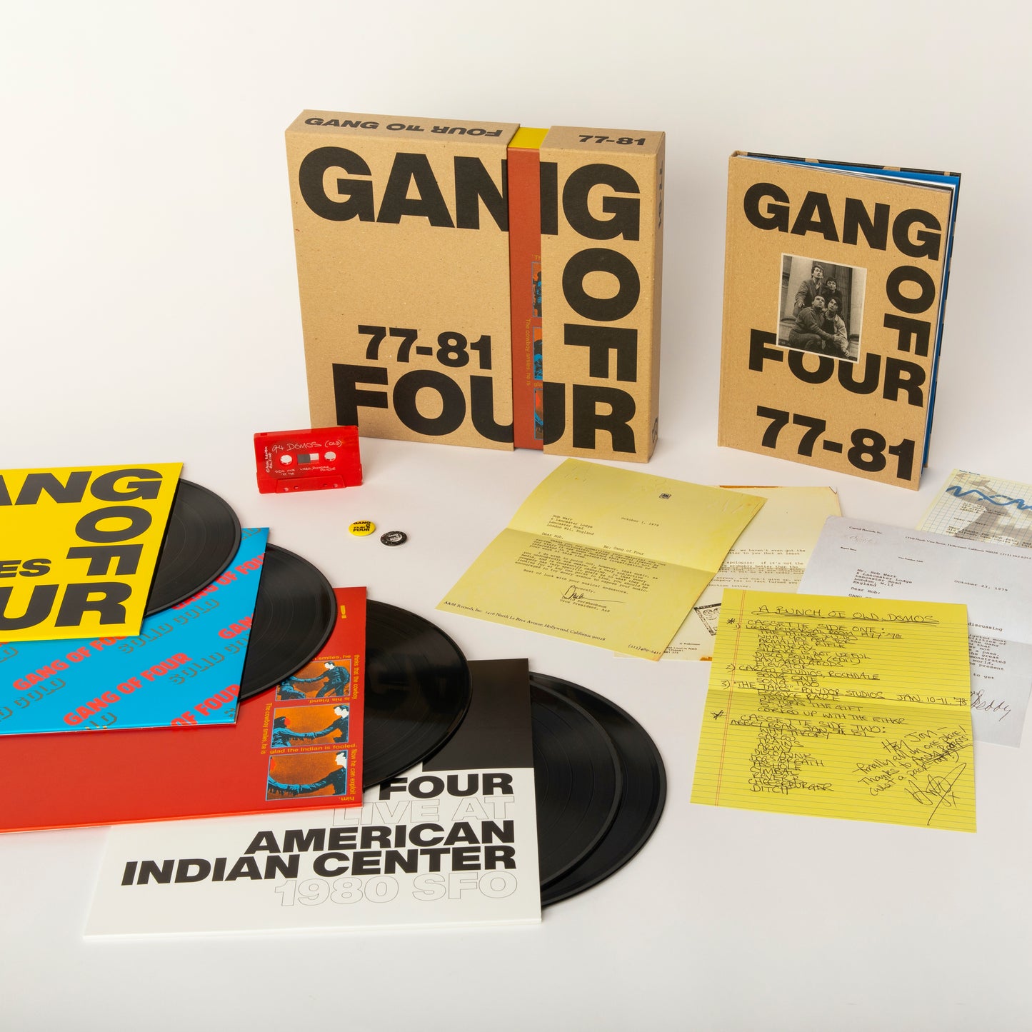 Gang of Four - 77-81 5LP + Book + Cassette