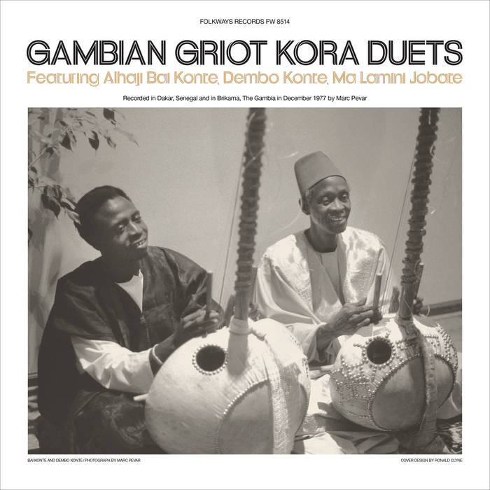 Alhaji Bai Konte, Dembo Konte, Ma Lamini Jobate - Gambian Griot Kora Duets LP