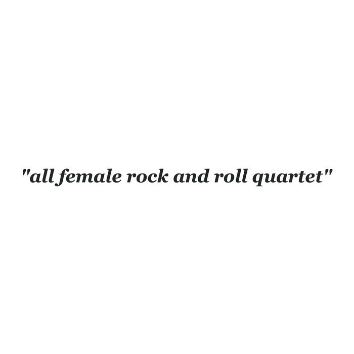 The She's - All Female Rock and Roll Quartet LP