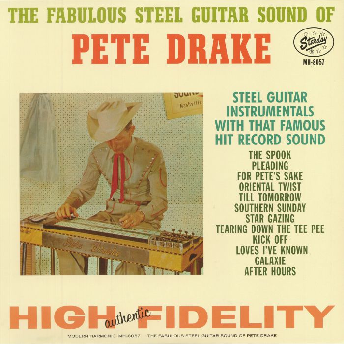 Pete Drake - The Fabulous Steel Guitar Sound of Pete Drake LP (Ltd Red Vinyl Edition)
