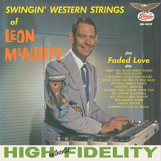 Leon McAuliff - Swingin' Western Strings of Leon McAuliff LP (Ltd Blue Vinyl Edition)