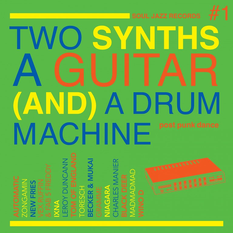 Various - Two Synths, A Guitar (and) A Drum Machine: Post Punk Dance 2LP