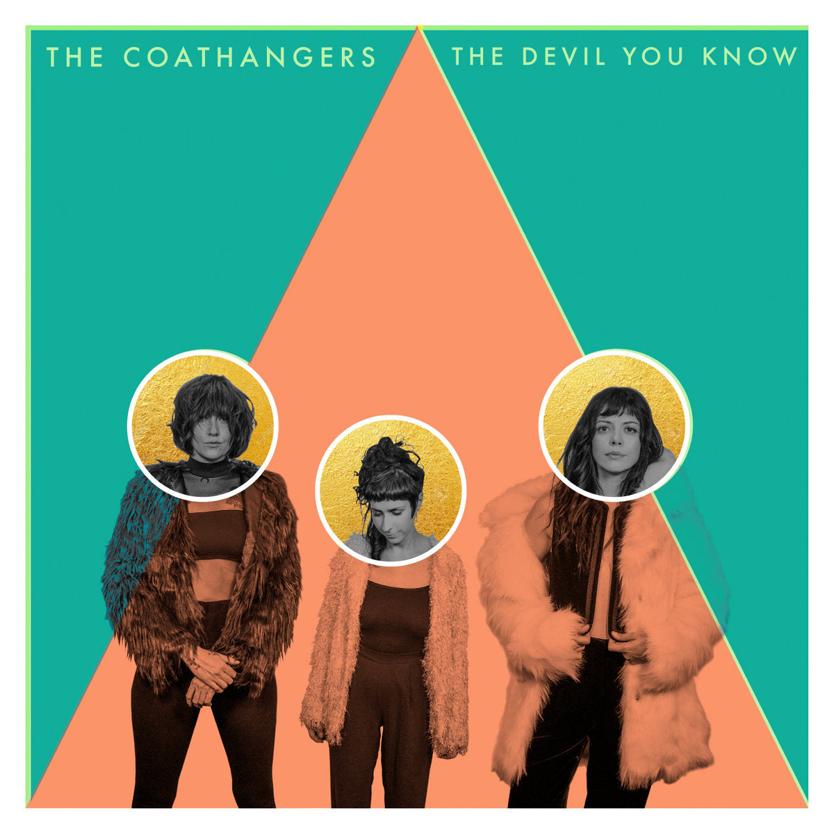 The Coathangers - The Devil You Know LP (Kelly Green White Splatter Vinyl Edition)